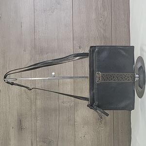 Brighton crossbody organizer Black  Leather kelsey Contempo
